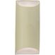 Ambiance 2 Light 7 inch Vanilla Gloss Wall Sconce Wall Light