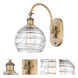 Ballston Athens Deco Swirl LED 8 inch Brushed Brass Sconce Wall Light