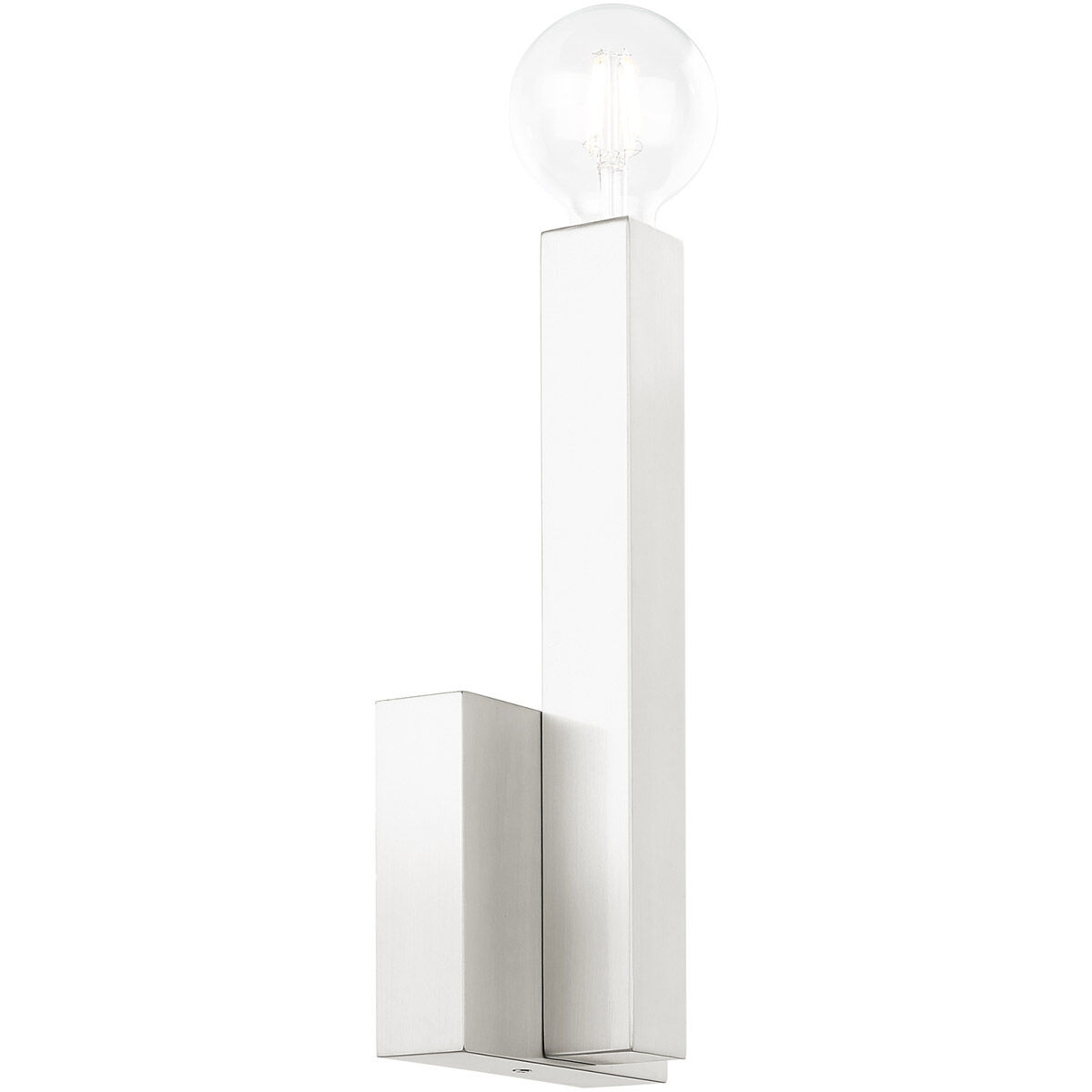 Solna 1 Light 6 inch Brushed Nickel ADA Sconce Wall Light