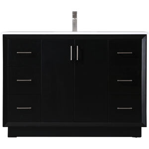 Hayes 48 X 22 X 35 inch Black Vanity Sink Set