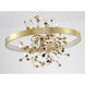 GL Series LED 24 inch Gold Chandelier Ceiling Light
