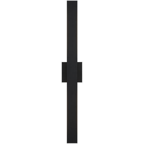 Zayden LED 34 inch Matte Black Outdoor Wall Light