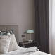 Jessa 14 inch 16.00 watt Brushed Nickel Table Lamp Portable Light in Teal Metal