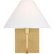Drew & Jonathan Scott Eldon 1 Light Satin Brass Sconce Wall Light