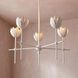 Bohemian LED 26 inch Bisque White Chandelier Ceiling Light