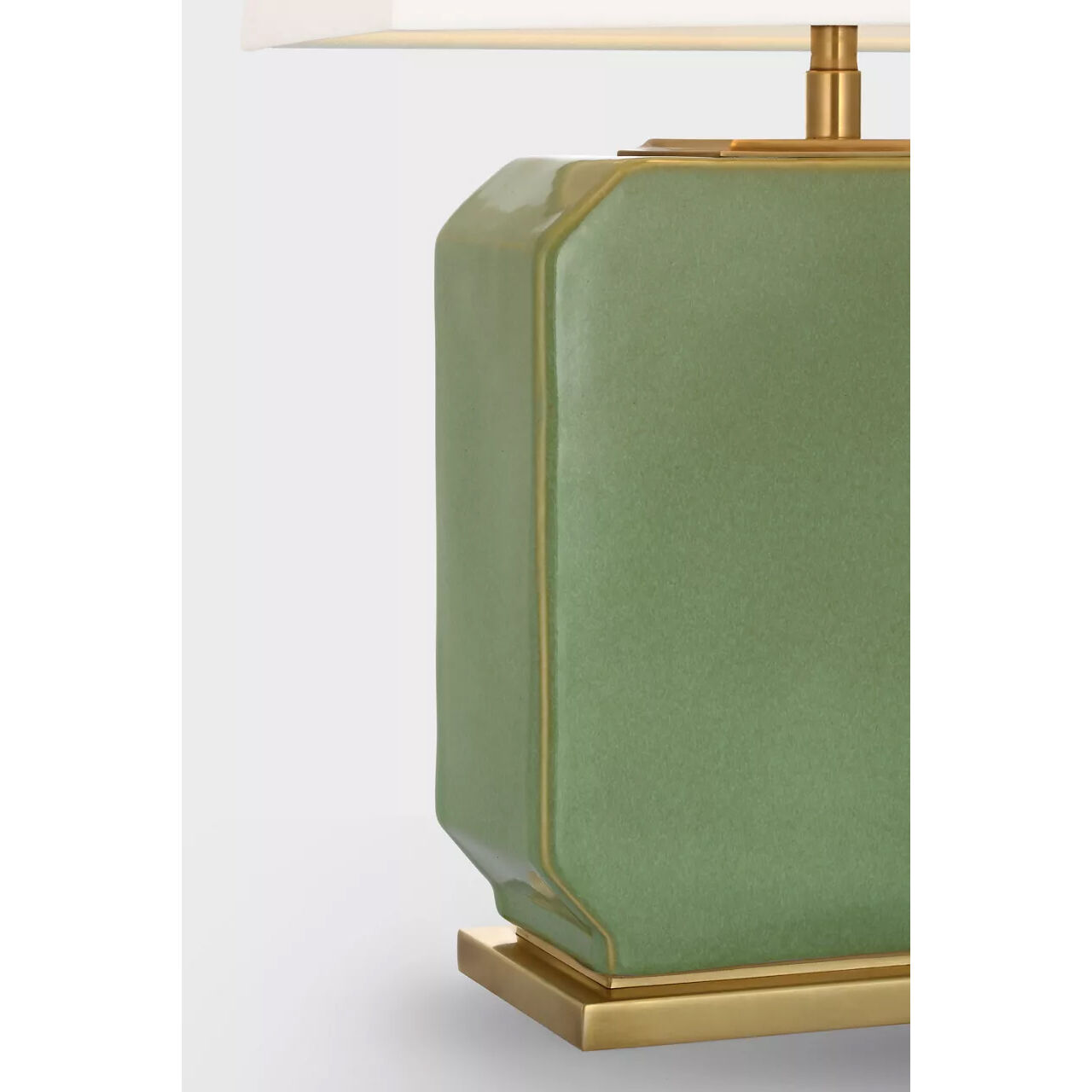 Thomas O'Brien Monique 19.75 inch 15 watt Silk Green Table Lamp Portable Light