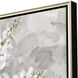Calm Moment White and Blue and Gray and Multi Canvas
