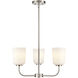 Laphia 3 Light 21 inch Brushed Nickel Chandelier Ceiling Light