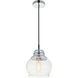 Kenna 1 Light 8 inch Chrome Pendant Ceiling Light