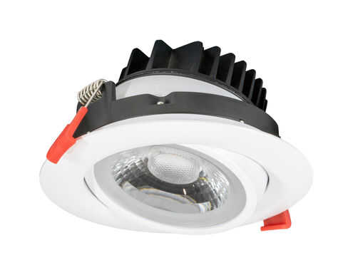 Miniature White Downlight, Trimmed Recessed