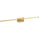 Pandora LED 36 inch Brushed Gold ADA Wall Sconce Wall Light