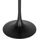 Joni Matte Black Bar Table
