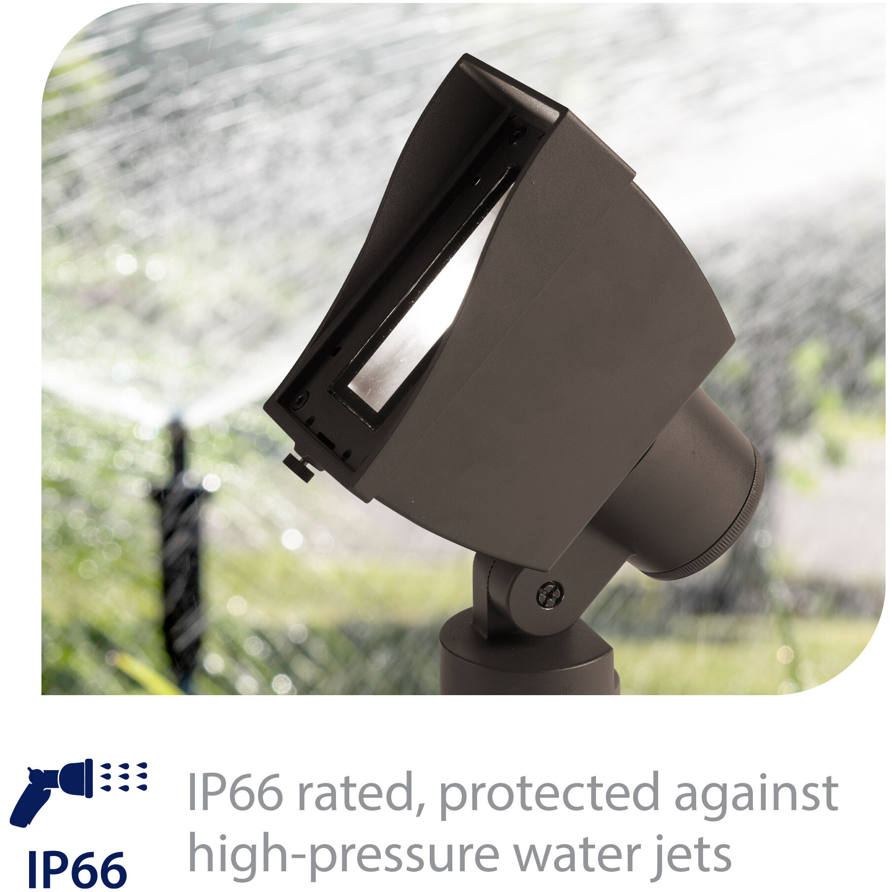 Tyler Bronze 25 watt LED Spot and Flood Lighting in 3000K, WAC Landscape