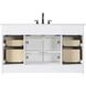 Remington 60 X 35 inch White Bathroom Vanity Cabinet