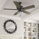 Rosner 52 inch Noble Bronze with Warm Grey Oak/Natural Oak Blades Ceiling Fan