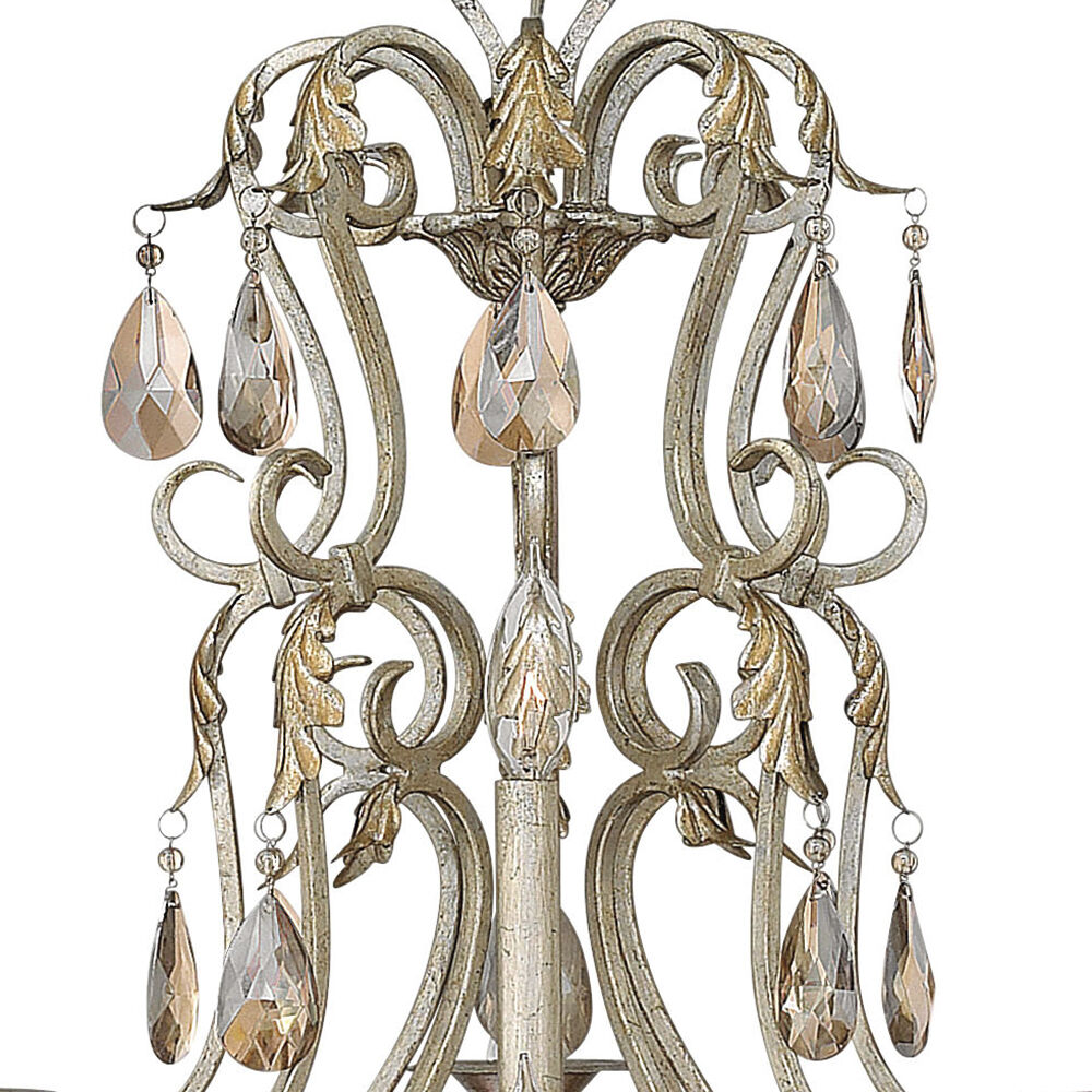 Carlton 12 Light 35 inch Silver Leaf Indoor Chandelier Ceiling Light