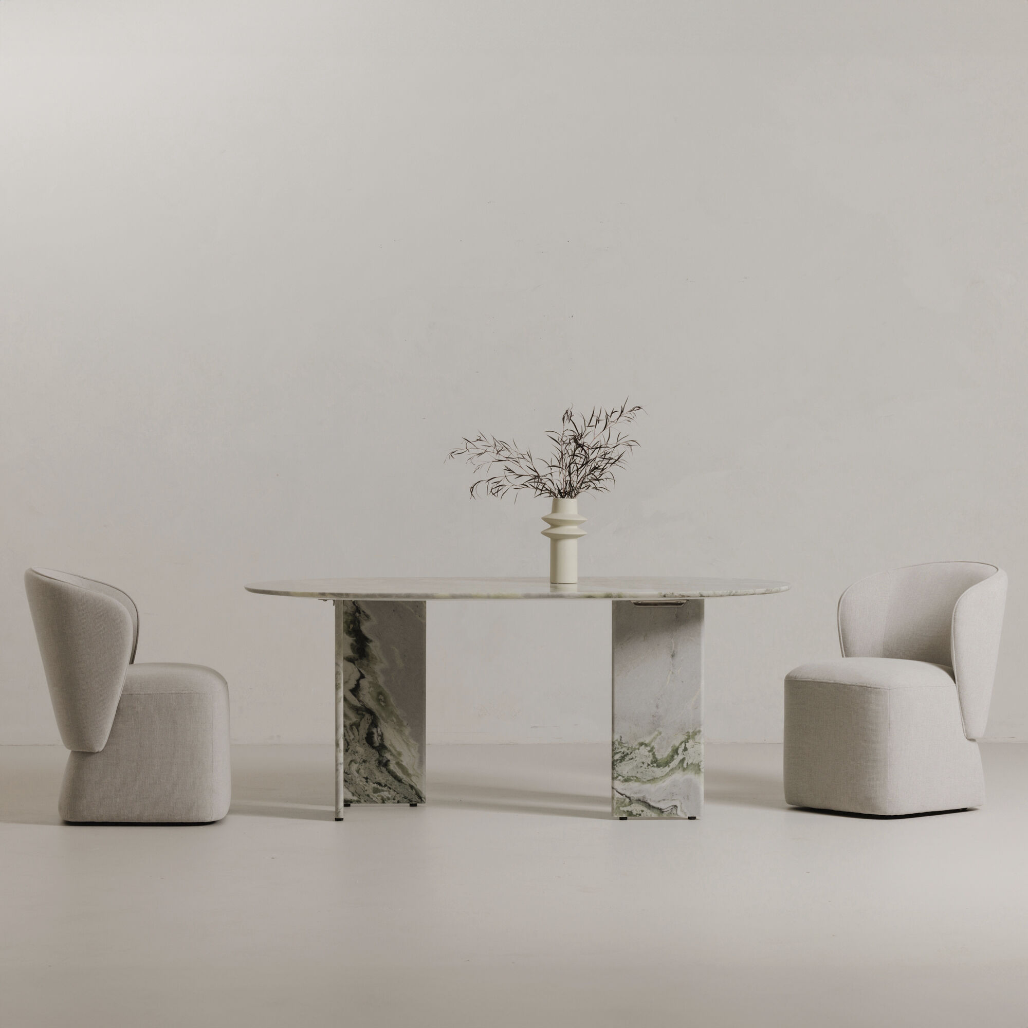 Celia 72 X 40 inch Green Dining Table