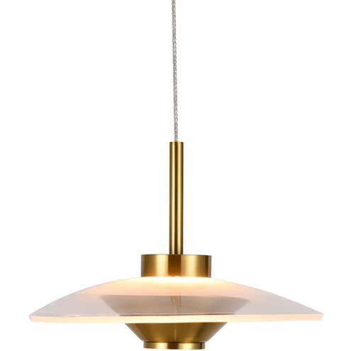 Ferrara Series 7 inch Antique Brass Pendant Ceiling Light, Artisan Collection