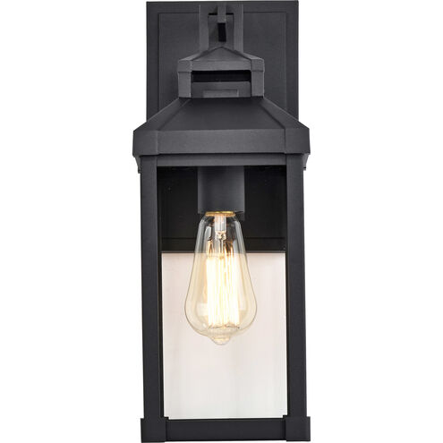 Corning 1 Light 16 inch Matte Black Outdoor Wall Sconce