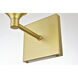 Gianni 1 Light 5 inch Brass Bath Sconce Wall Light
