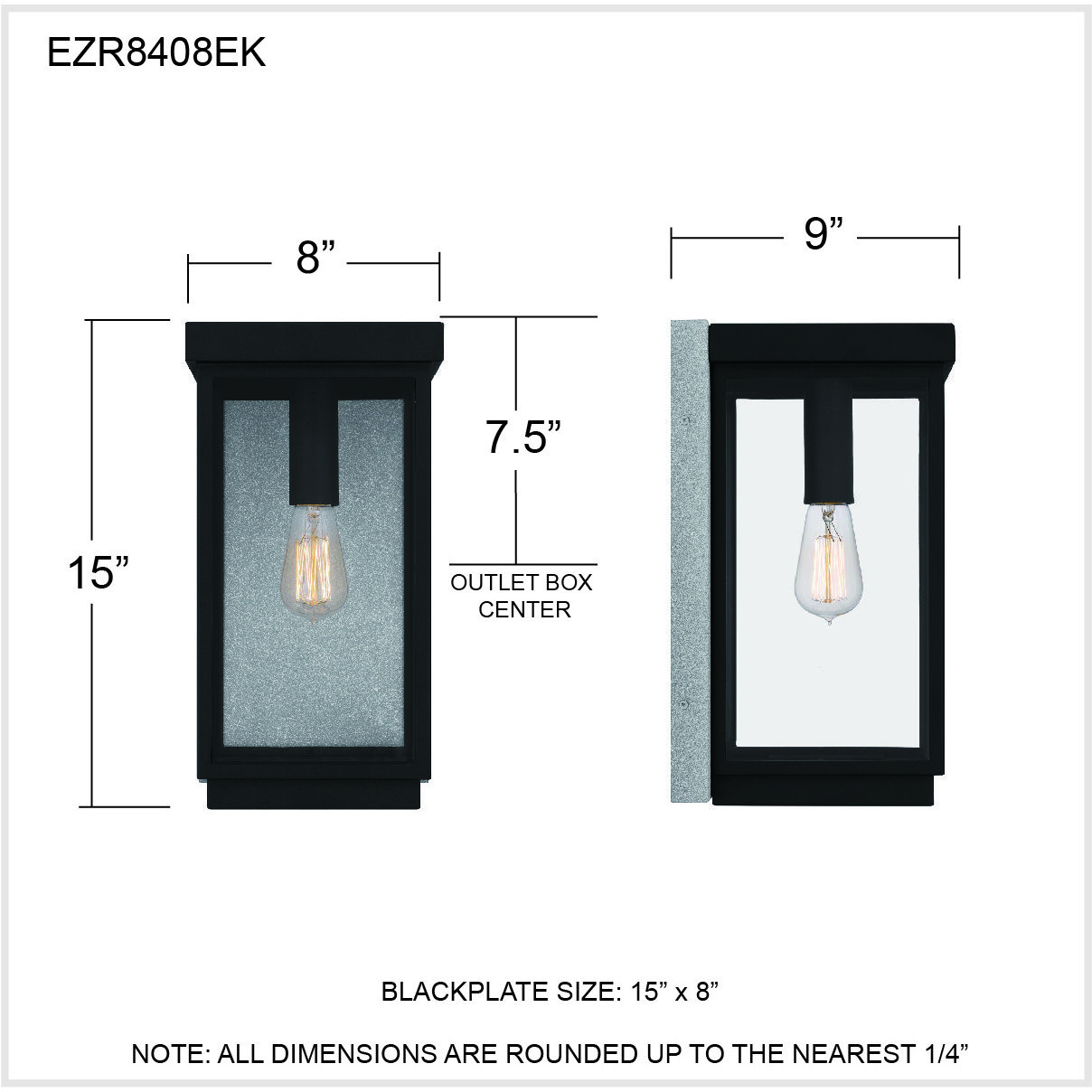 Ezra Outdoor Wall Lantern