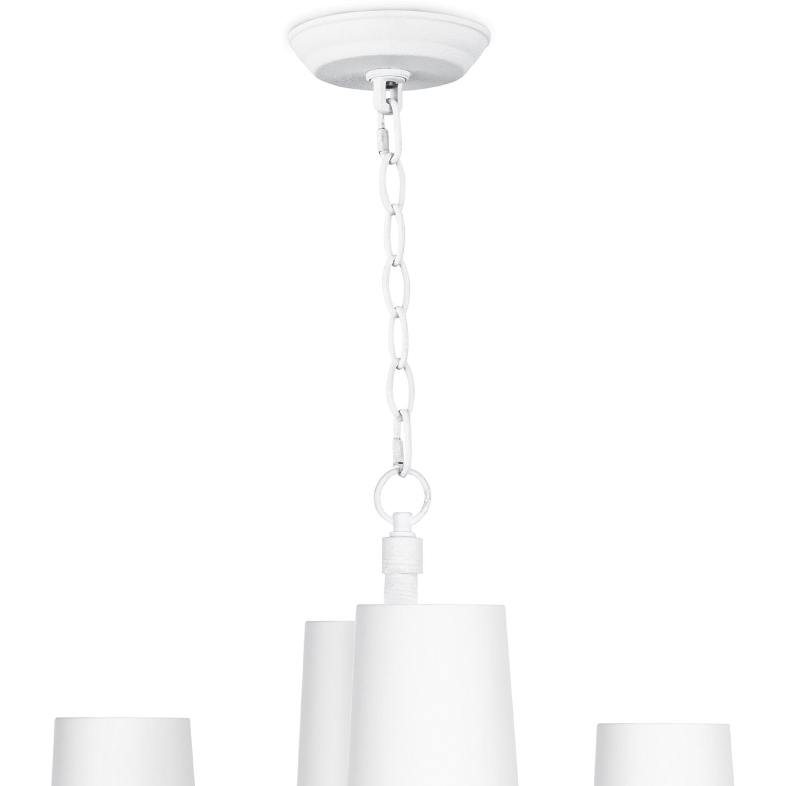 Boracay 10 Light 36.75 inch White Chandelier Ceiling Light, Large