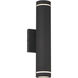 Supotto LED 14 inch Sand Coal Outdoor Wall Mount