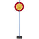 Mister M 70 inch 7.00 watt Blue/Yellow/Red/Black Floor Lamp Portable Light