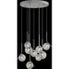 Vetri LED 23.62 inch Chrome Chandelier Ceiling Light