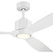 Calyx 60 inch Matte White with Solid Wood Matte White Blades Indoor Ceiling Fan