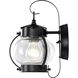 Brentwood 1 Light 11 inch Textured Black Outdoor Wall Lantern