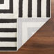 Optika 114 X 79 inch Black/White Rug in 6 x 9