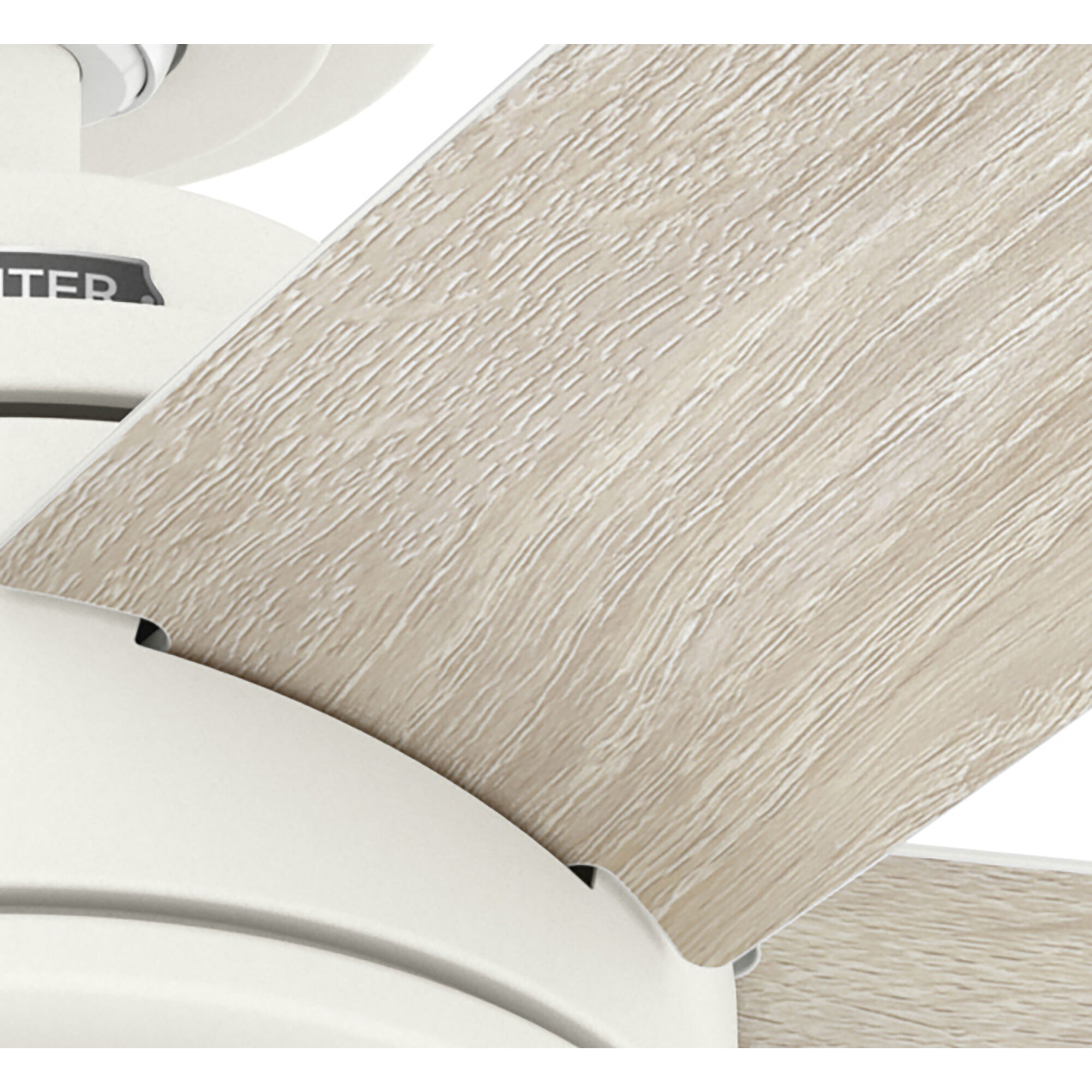 Margo 52 inch Textured White with Light Oak/Fresh White Blades Ceiling Fan