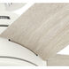 Margo 52 inch Textured White with Light Oak/Fresh White Blades Ceiling Fan