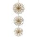 Vera 74 Light 44 inch Satin Gold Chandelier Ceiling Light