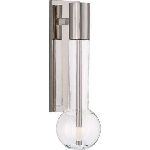 Kelly Wearstler Nye LED 6 inch Polished Nickel Bracketed Sconce Wall Light, Small