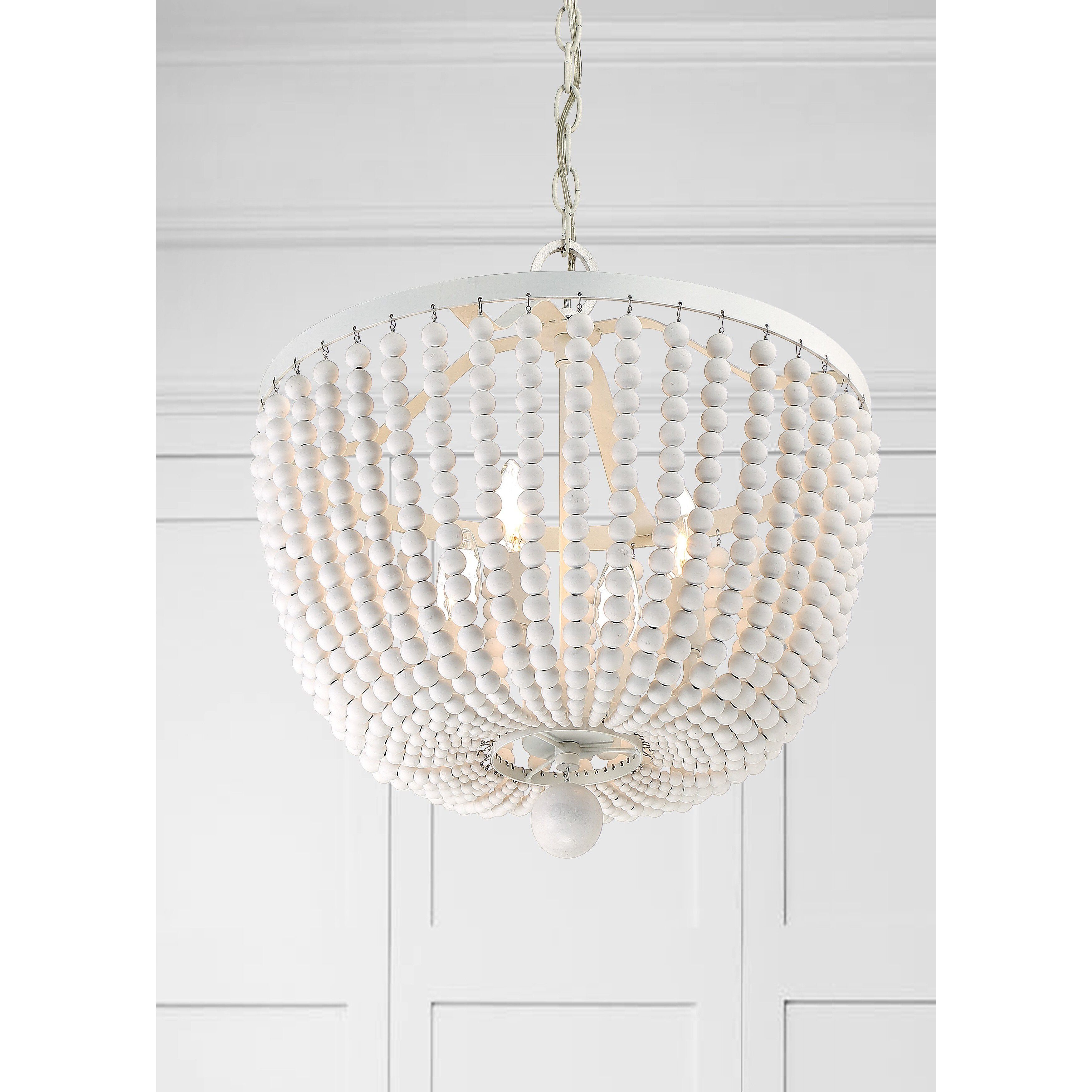 Rylee 4 Light 16.5 inch Matte White Mini Chandelier Ceiling Light