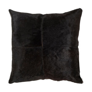 Delilah 20 X 20 inch Black Pillow Cover, Square