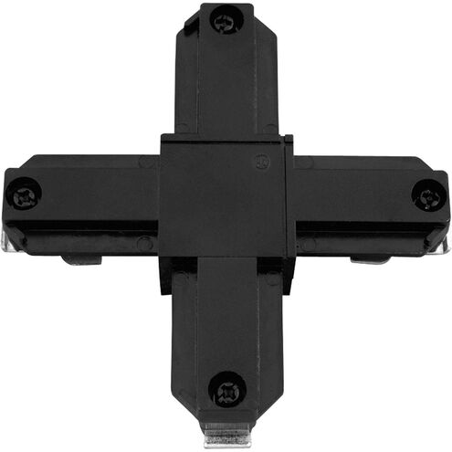 Alpha Trak 120 Black Track Cross Connector Ceiling Light