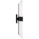Fallon LED 22.5 inch Black Bath Vanity & Wall Light, dweLED