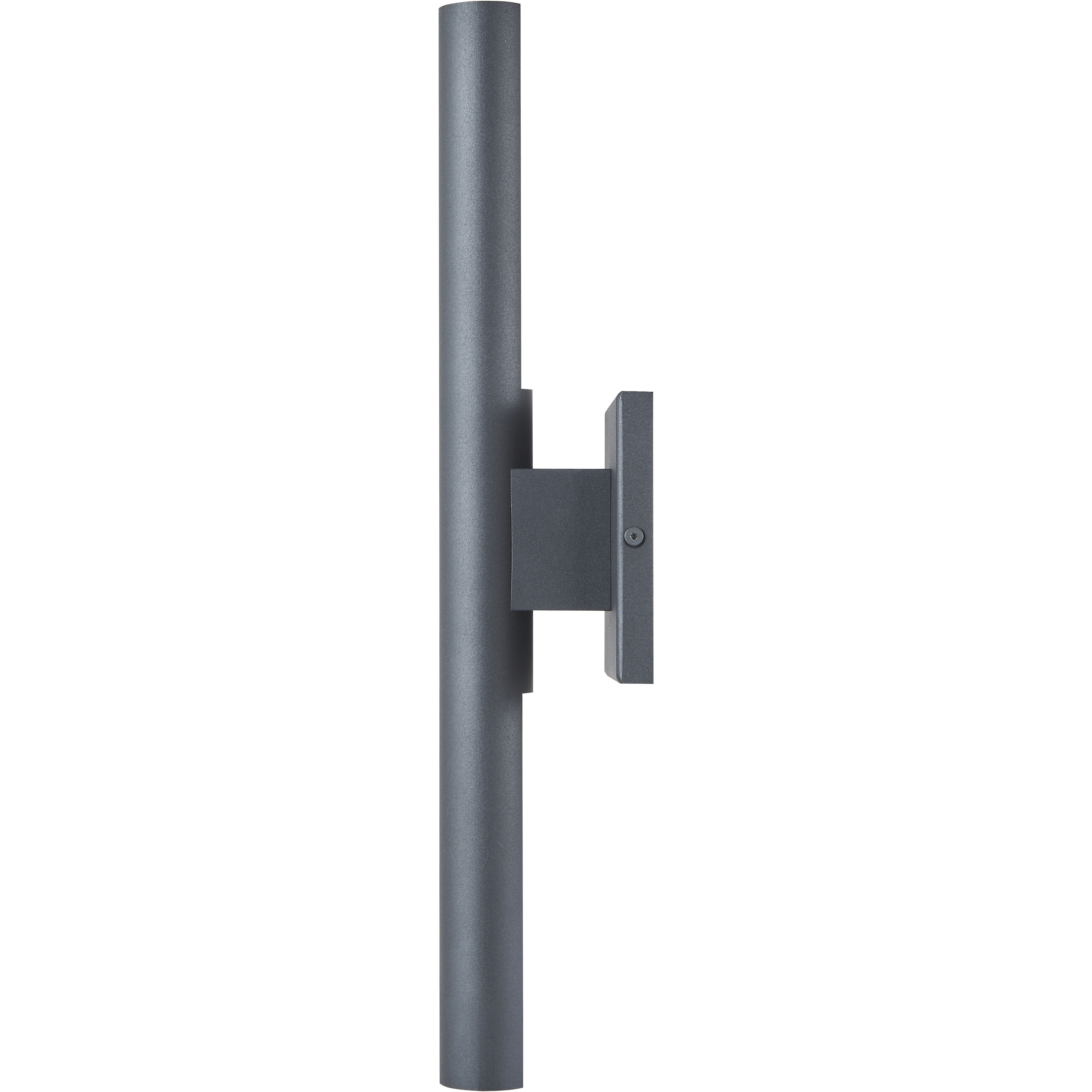 Obelisk LED 18 inch Matte Black Outdoor Wall Light