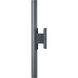 Obelisk LED 18 inch Matte Black Outdoor Wall Light