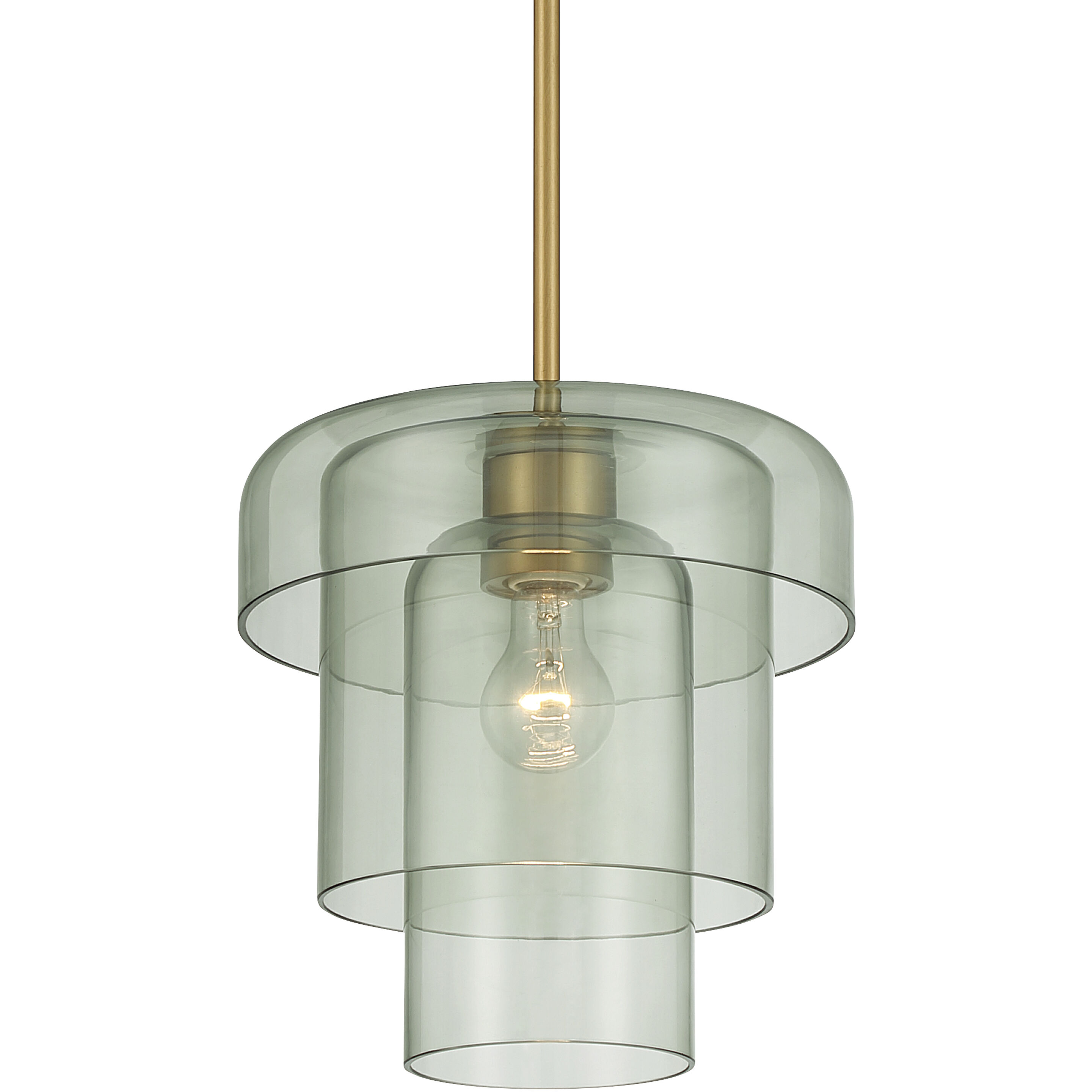 Velique 1 Light 11 inch Legacy Brass Pendant Ceiling Light
