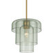Velique 1 Light 11 inch Legacy Brass Pendant Ceiling Light