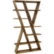 Cameron 87 X 48 X 12 inch Brown and Caramel Brown Etagere