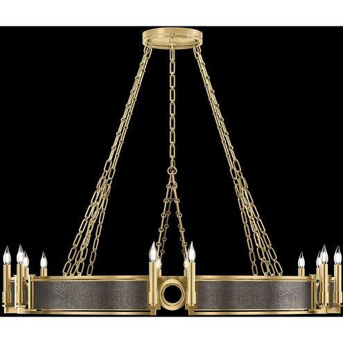 Mirage 12 Light 49.75 inch Gold Chandelier Ceiling Light