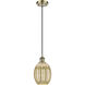 Ballston Preston 1 Light 6.25 inch Antique Brass Mini Pendant Ceiling Light in Mercury