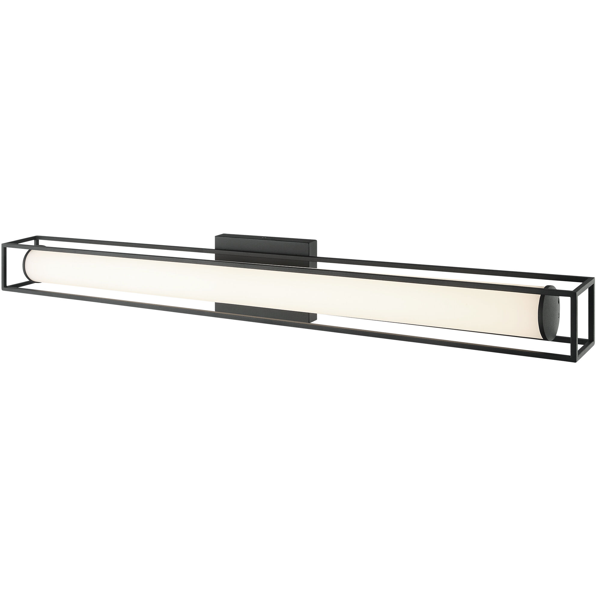 Flannigan LED 35.38 inch Matte Black Bath Vanity Light Wall Light