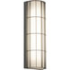 Broadway LED 13.5 inch Textured Grey Outdoor Sconce