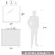 Orwell 3 Light 27 inch Brushed Champagne Bronze Bath Vanity Wall Light in Clear Glass